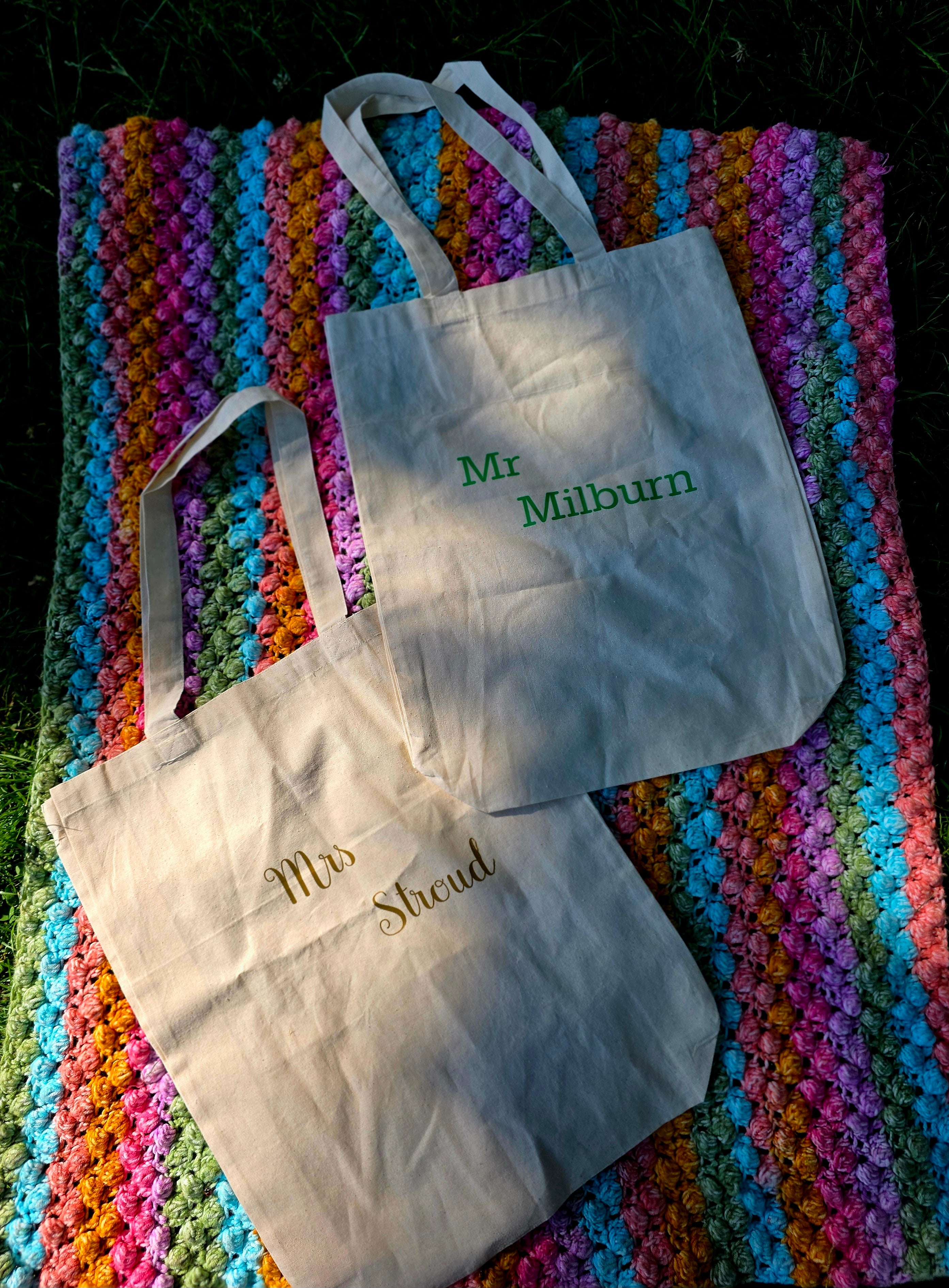 Personalised Canvas Tote Bag