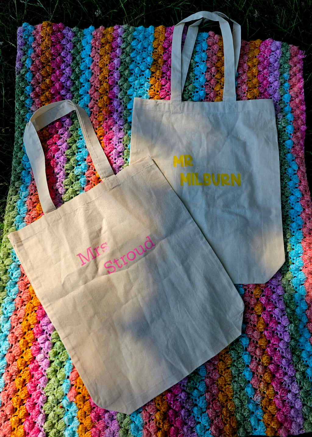 Personalised Canvas Tote Bag