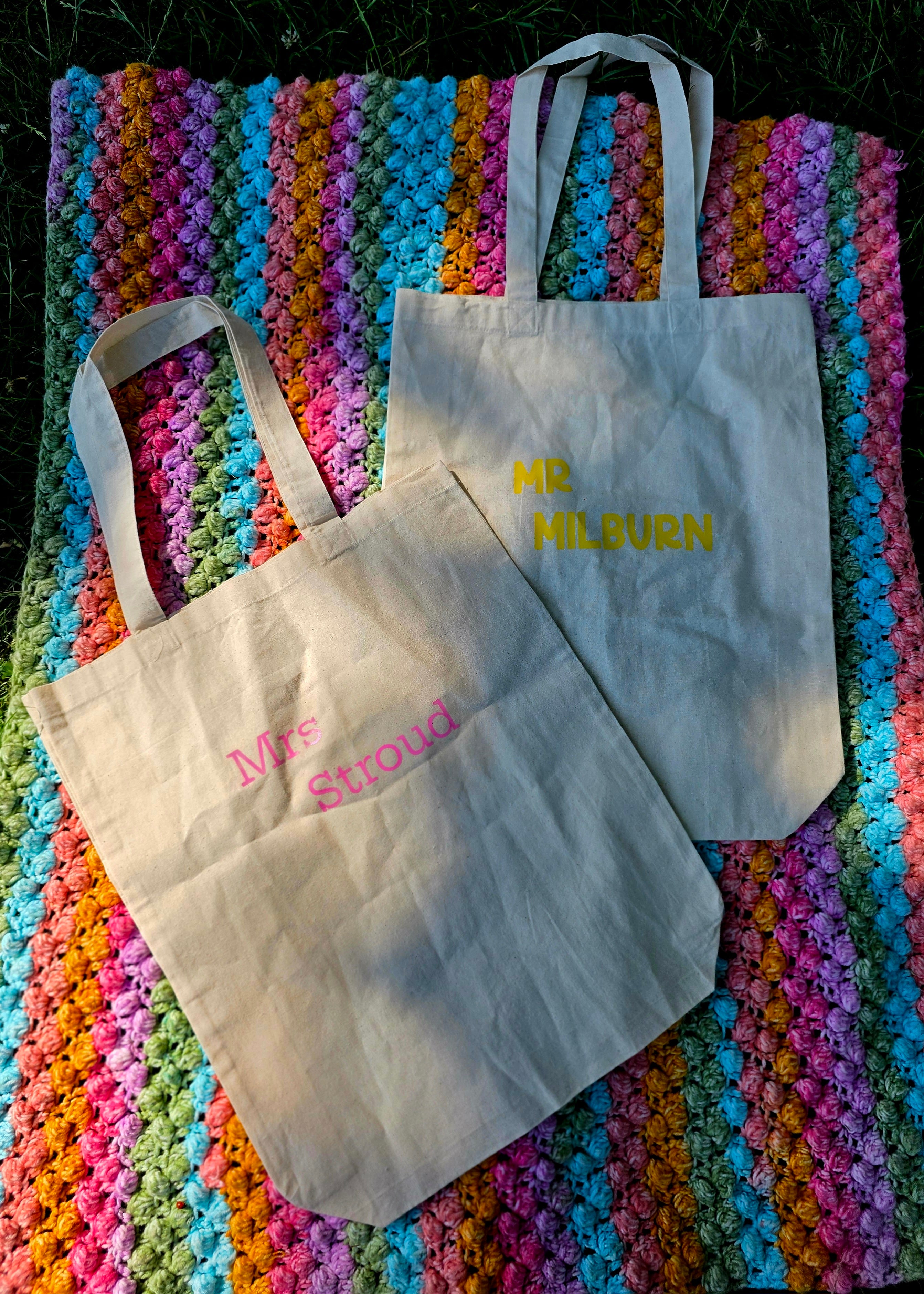 Personalised Canvas Tote Bag