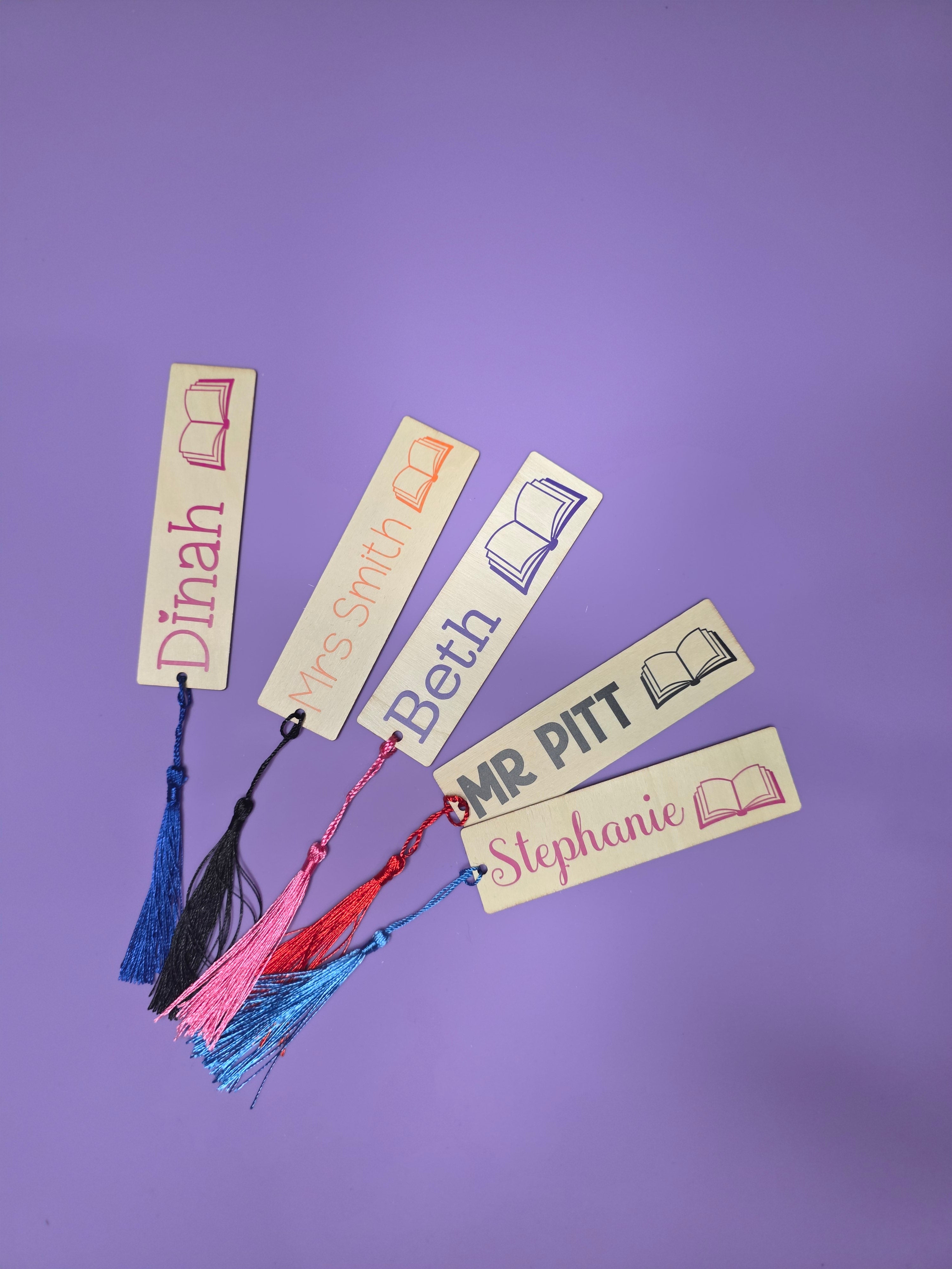 Personalised Wooden Bookmark