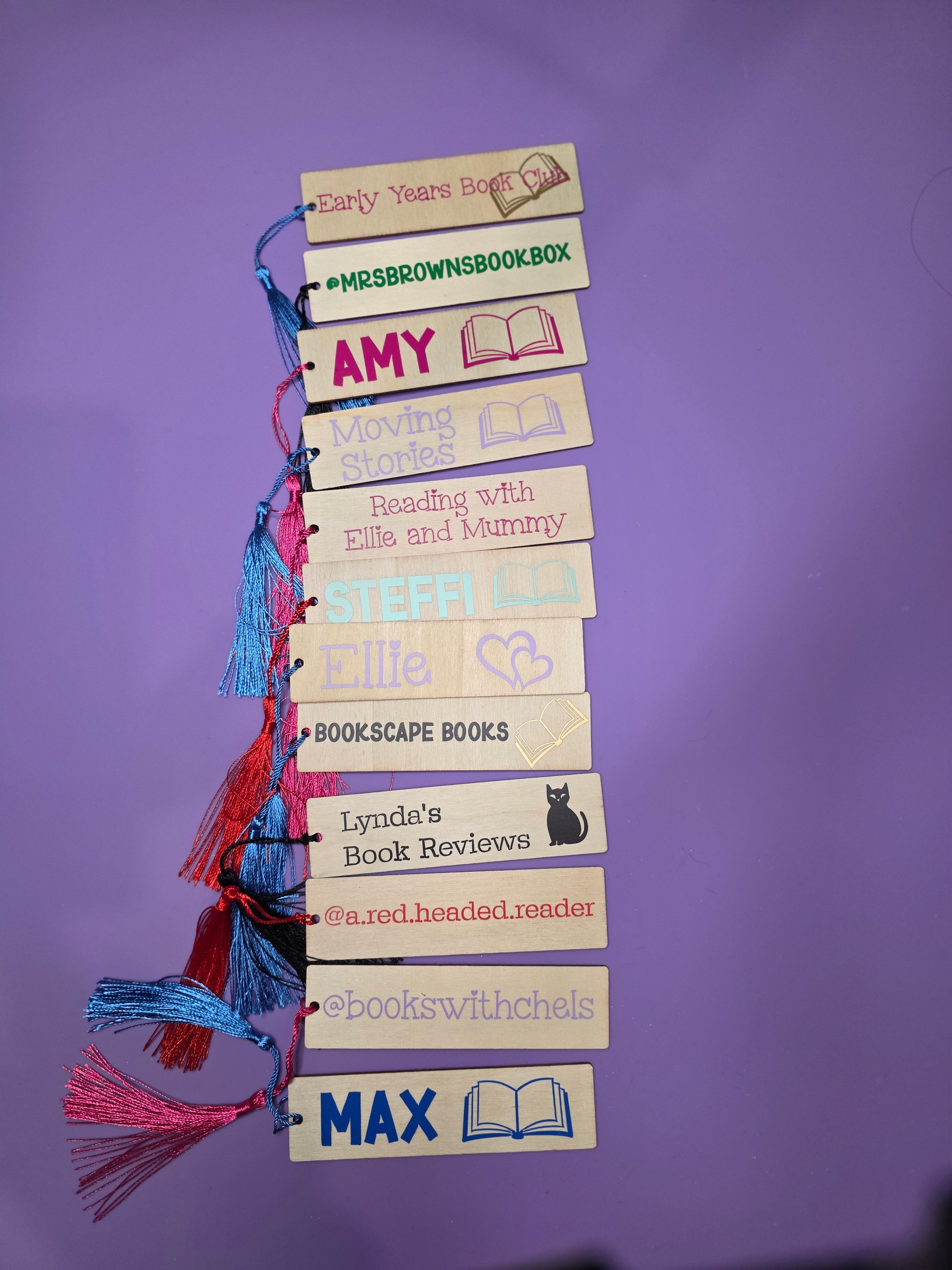 Personalised Wooden Bookmark