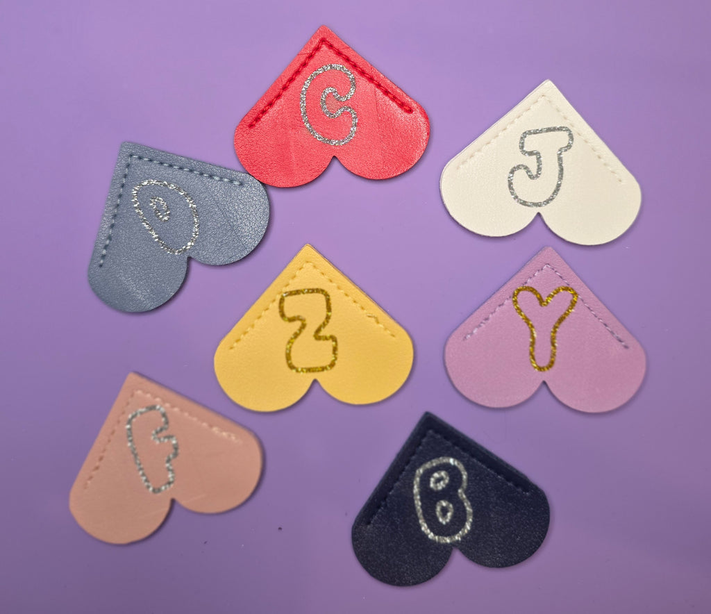 Personalised Heart Shaped Bookmark