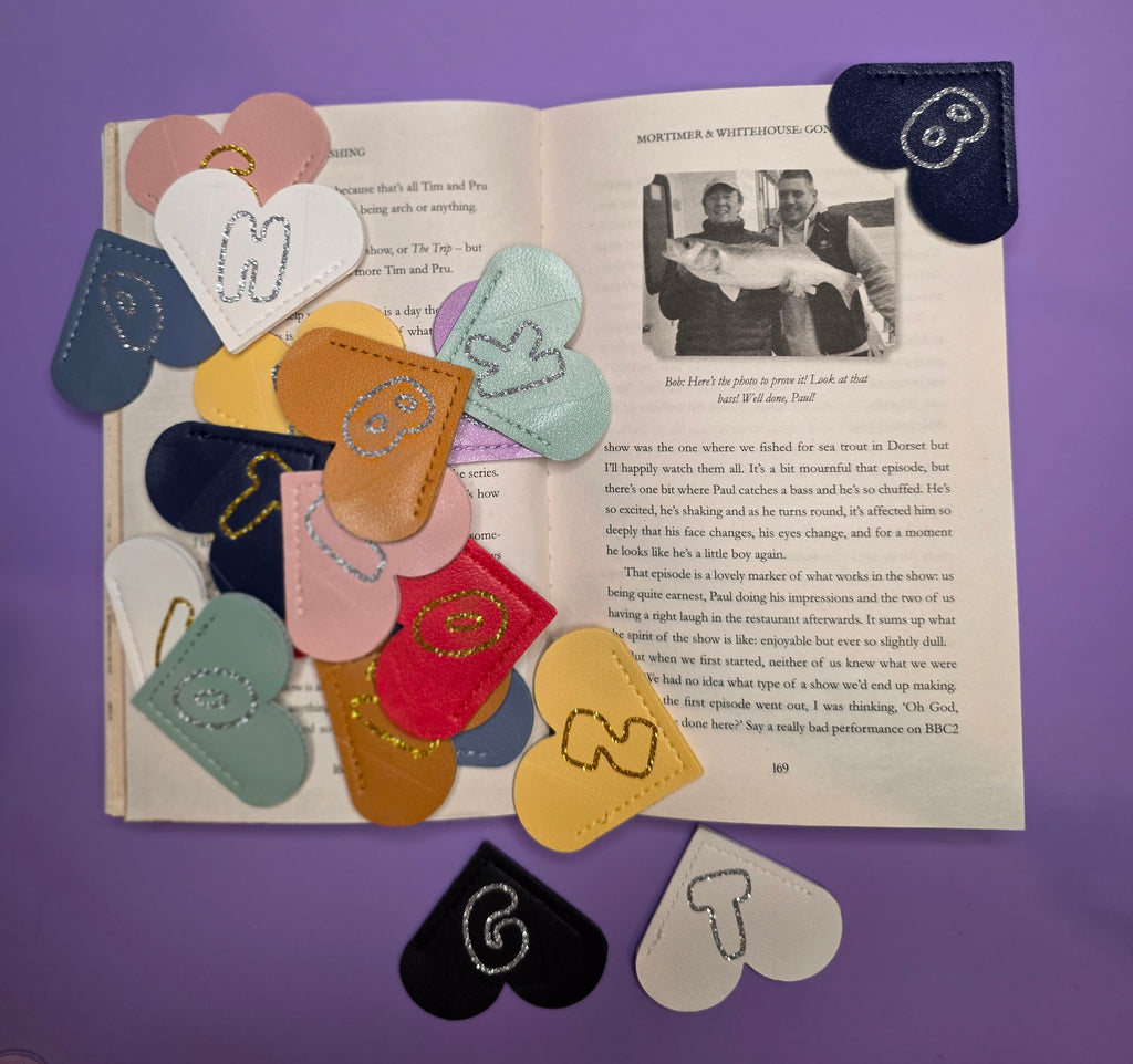 Personalised Heart Shaped Bookmark