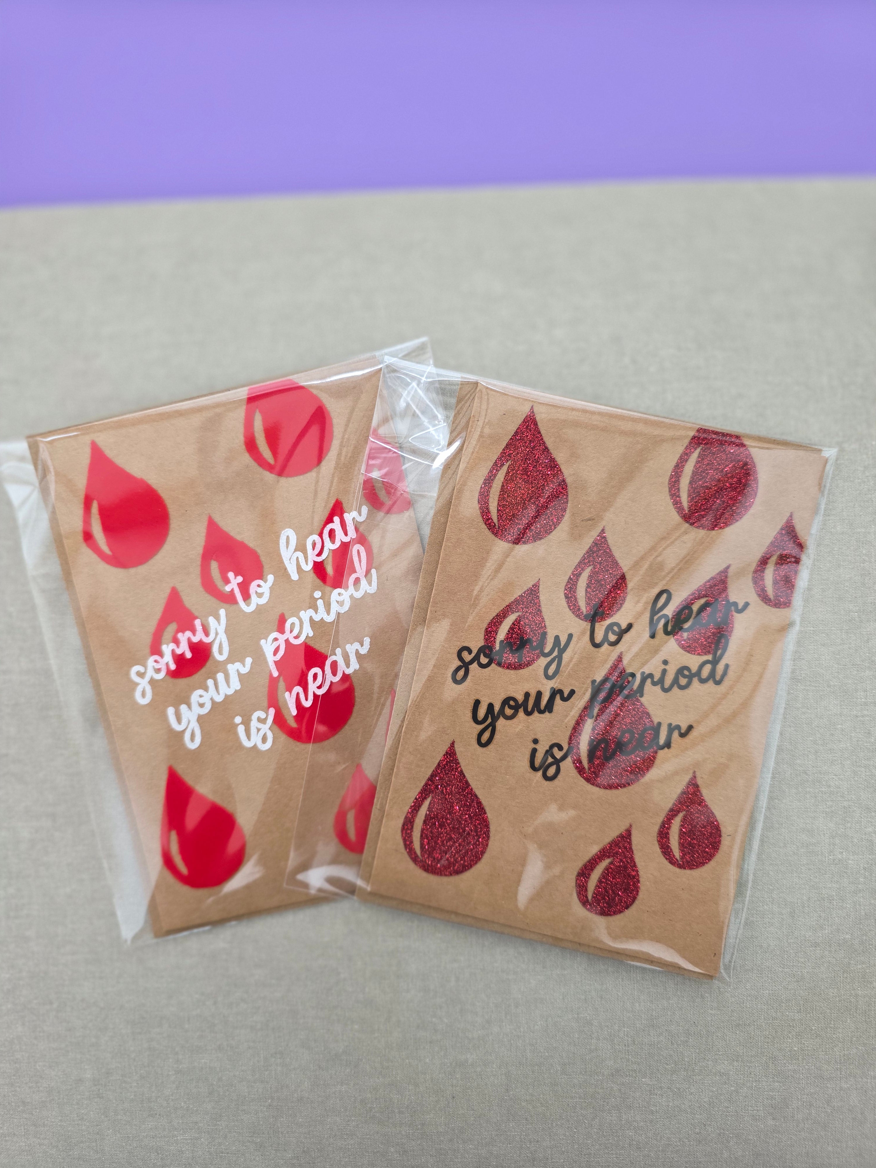Period Sympathy Card